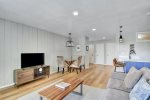 Mammoth Condo Rental Crestview 55: Open Floor Plan, Living Room and Kitchen